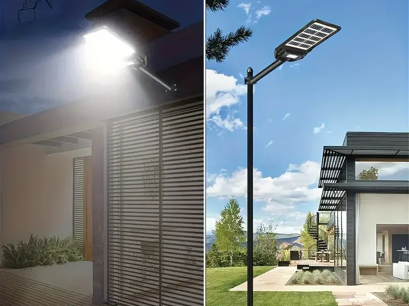 Lampara solar exterior excelente para parques